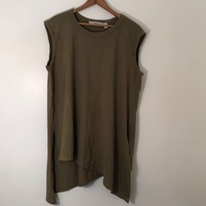 Wilt asymmetrical knit, sleeveless tunic